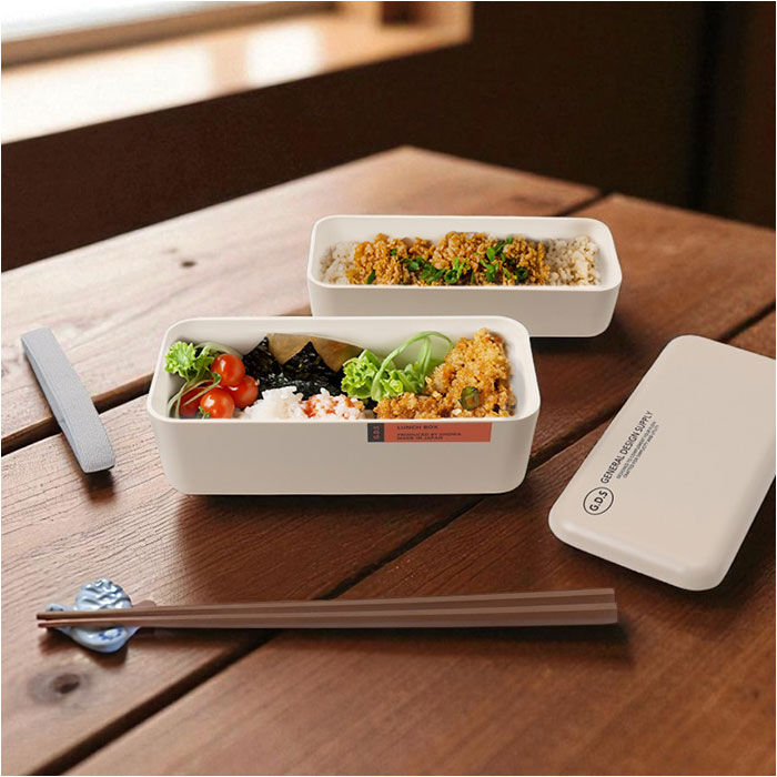 BACKYARD FAMILY「弁当箱 2段 730ml 通販 日本製 正和 ランチボックス 二段 お弁当箱 二段弁当箱」|食器・キッチングッズ|