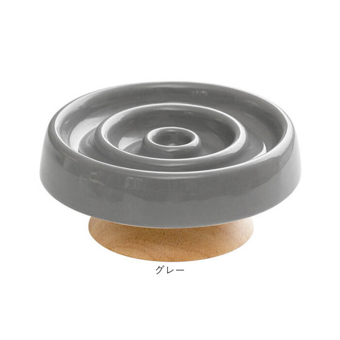 BACKYARD FAMILY「早食い防止 食器 猫 陶器 通販 ねこ フードボウル 高さがある スローフードボウル ペット食器」|その他|