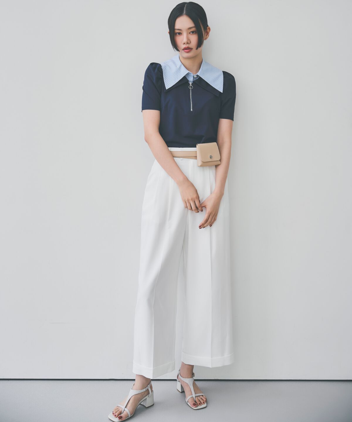 アンドクチュール「2タックワイドパンツ」|その他|