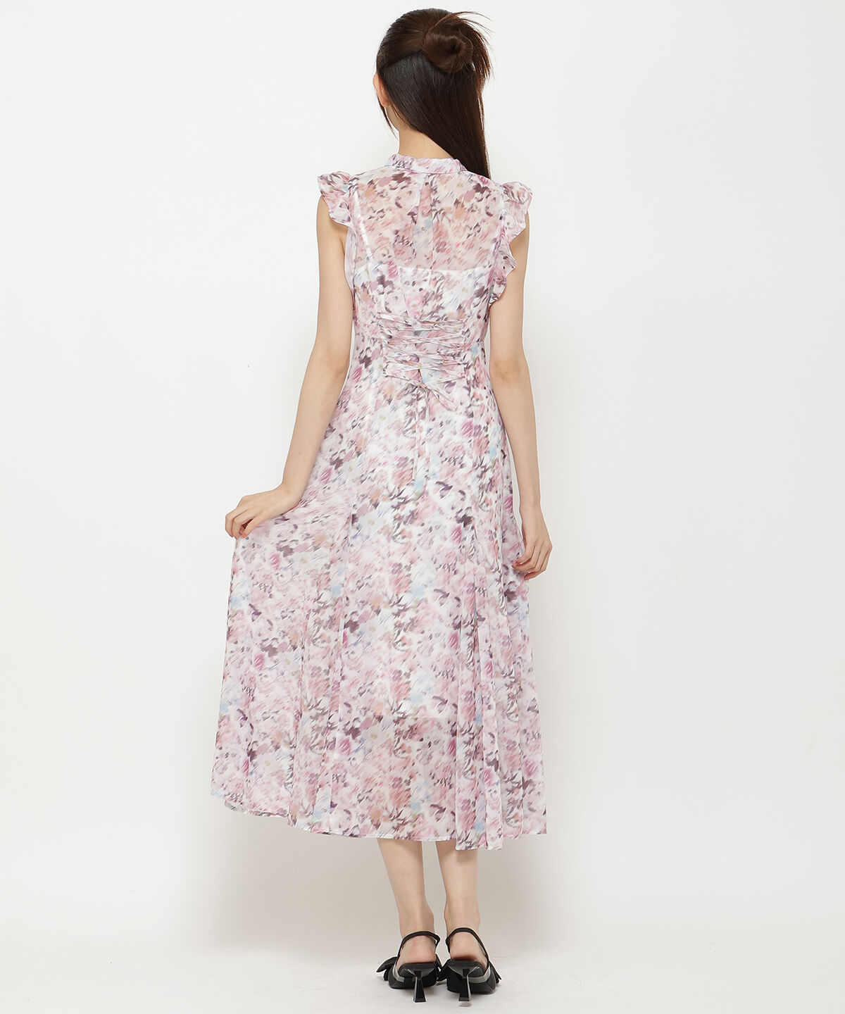 REDYAZEL「水彩フラワープリントワンピース」|ワンピース|