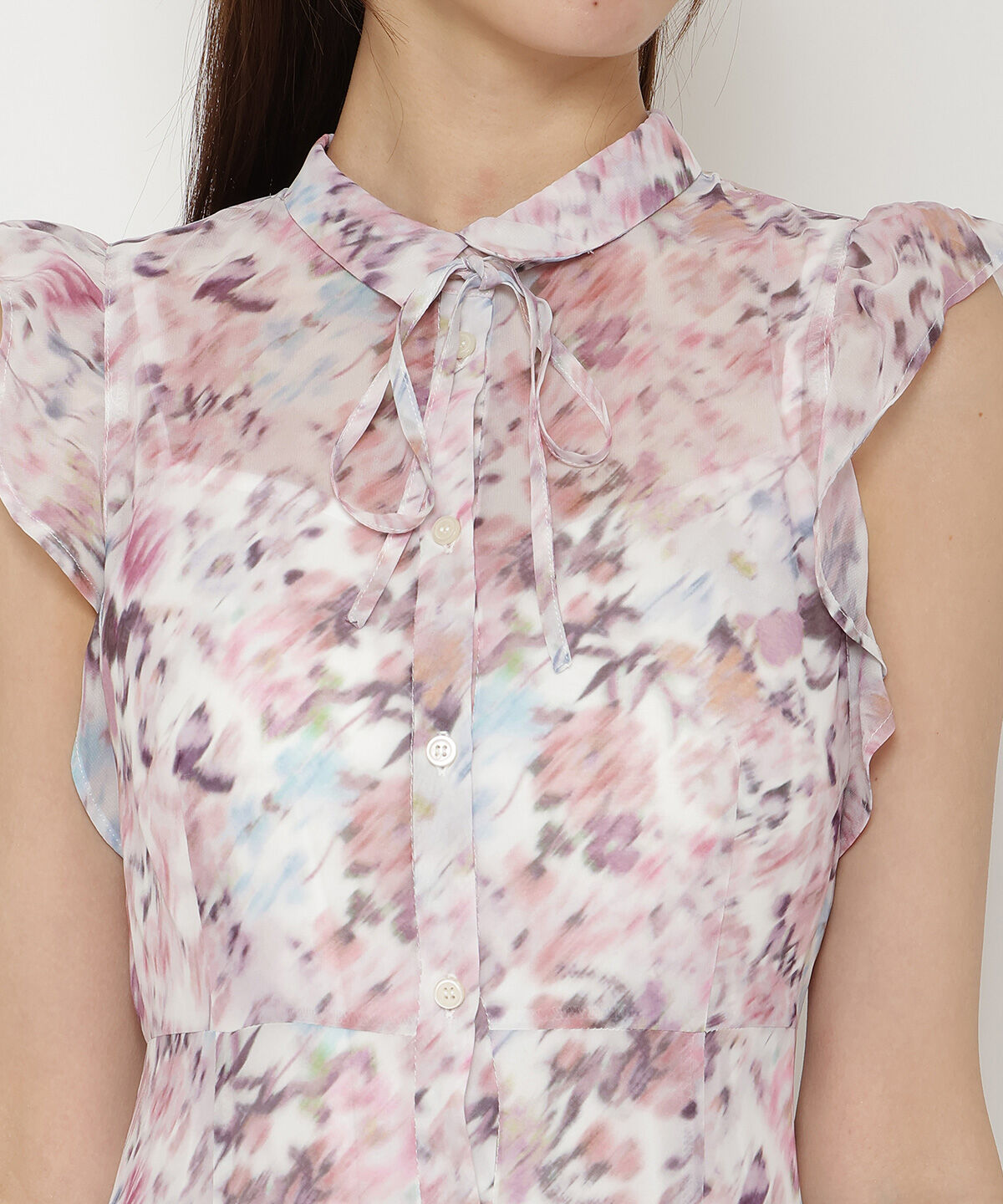 REDYAZEL「水彩フラワープリントワンピース」|ワンピース|