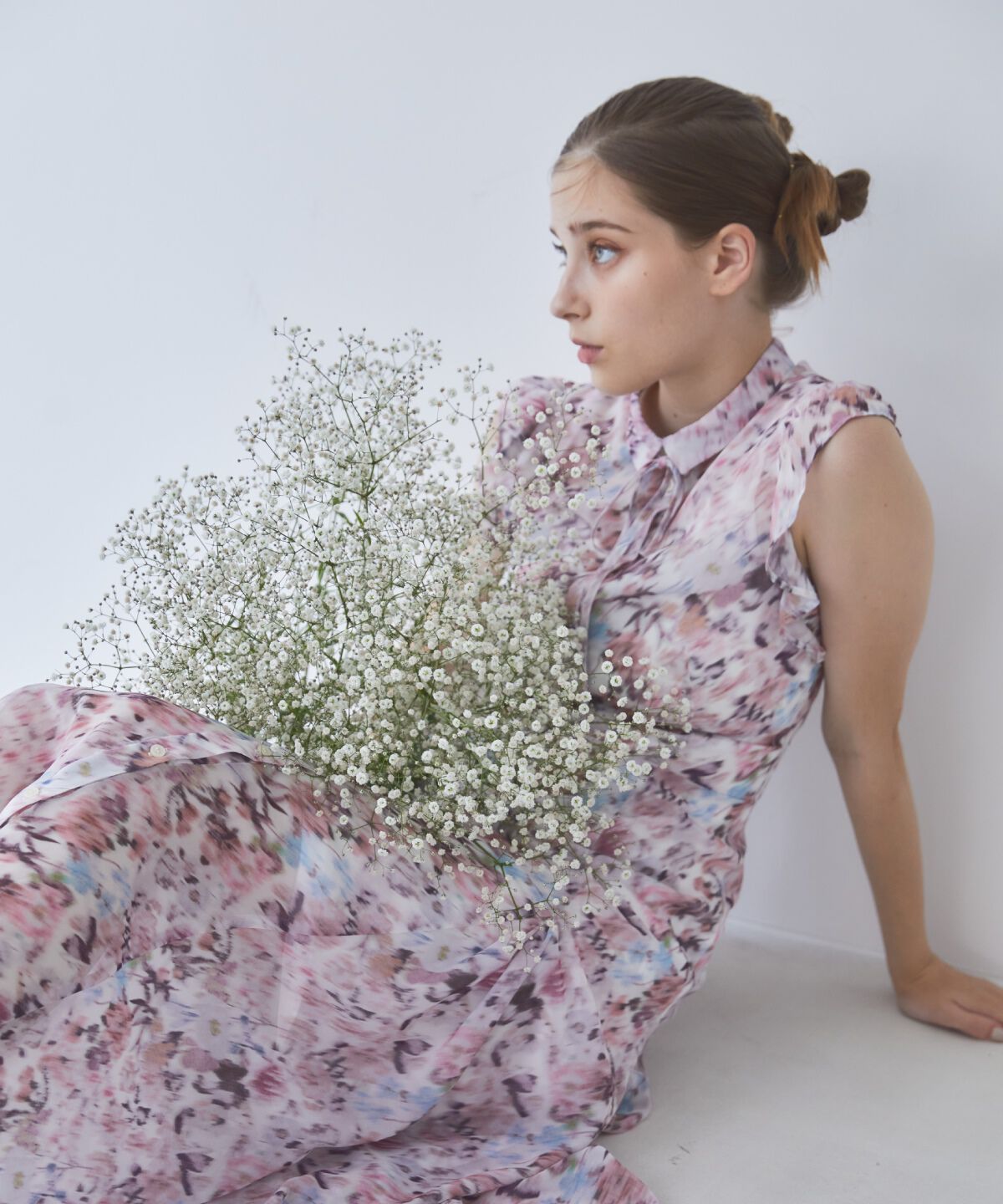 REDYAZEL「水彩フラワープリントワンピース」|ワンピース|