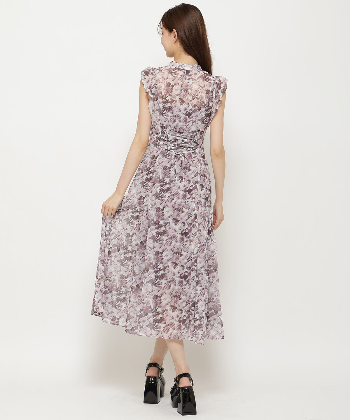 REDYAZEL「水彩フラワープリントワンピース」|ワンピース|