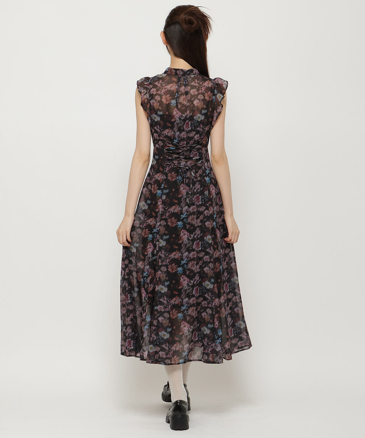 REDYAZEL「水彩フラワープリントワンピース」|ワンピース|