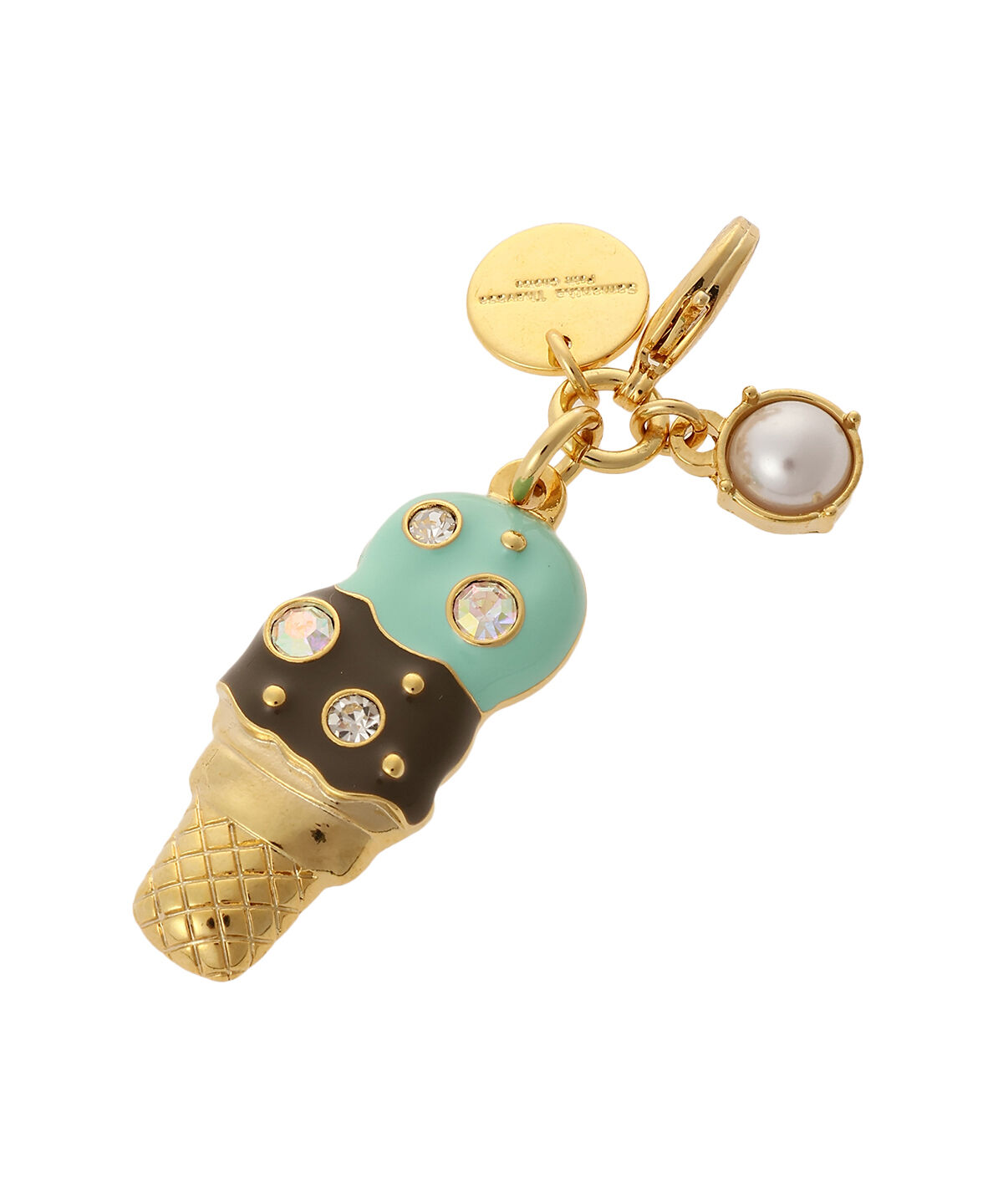 Samantha Thavasa Petit Choice「スイーツファスナーチャーム(アイスクリーム)」|チャーム・キーホルダー|ミント