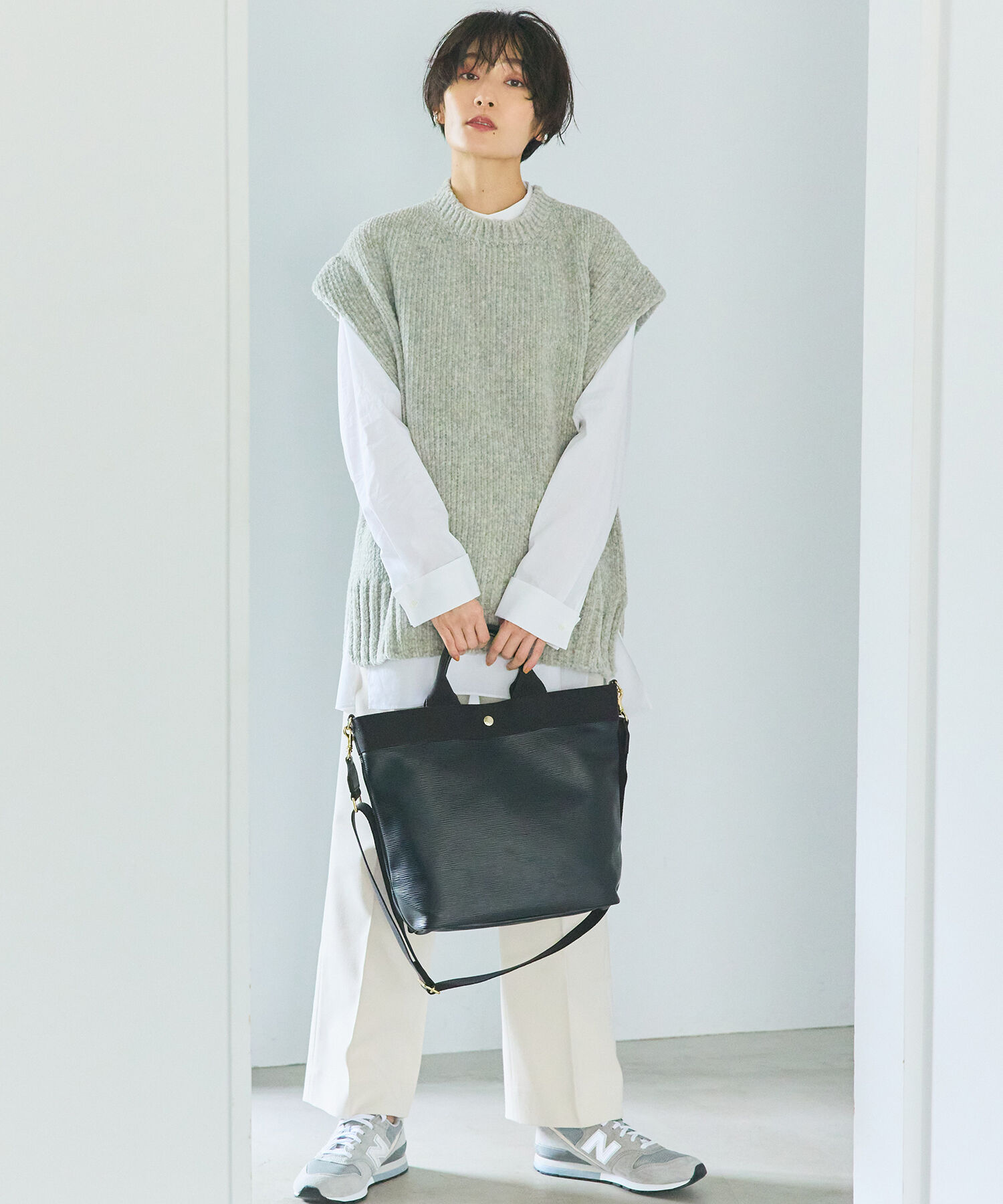 TOPKAPI BREATH「【WEB限定】【VERY 10月号掲載】RIPPLE リプル 縦型 2way ショルダー トートバッグ L」|ショルダー・メッセンジャー|