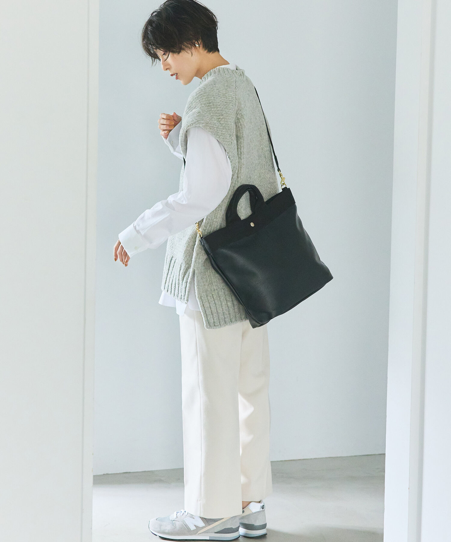 TOPKAPI BREATH「【WEB限定】【VERY 10月号掲載】RIPPLE リプル 縦型 2way ショルダー トートバッグ L」|ショルダー・メッセンジャー|