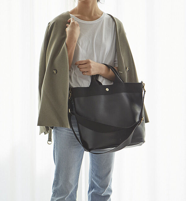 TOPKAPI BREATH「【WEB限定】【VERY 10月号掲載】RIPPLE リプル 縦型 2way ショルダー トートバッグ L」|ショルダー・メッセンジャー|