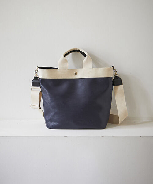 TOPKAPI BREATH「【WEB限定】【VERY 10月号掲載】RIPPLE リプル 縦型 2way ショルダー トートバッグ L」|ショルダー・メッセンジャー|マリンブルー