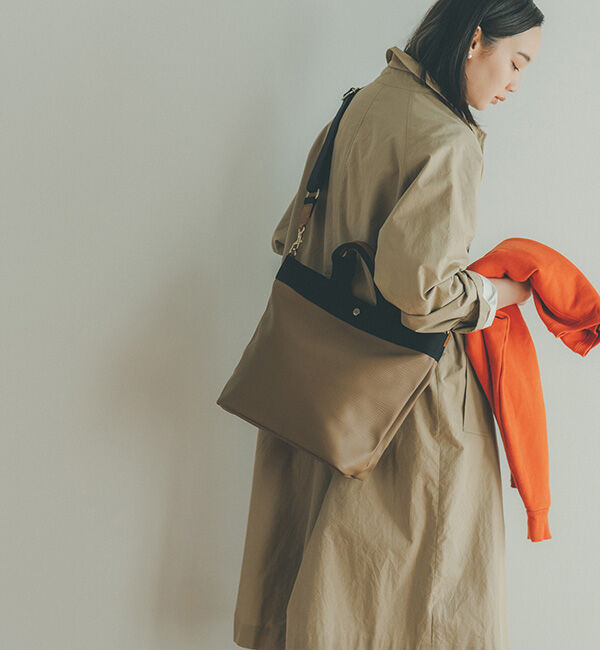 TOPKAPI BREATH「【WEB限定】【VERY 10月号掲載】RIPPLE リプル 縦型 2way ショルダー トートバッグ L」|ショルダー・メッセンジャー|