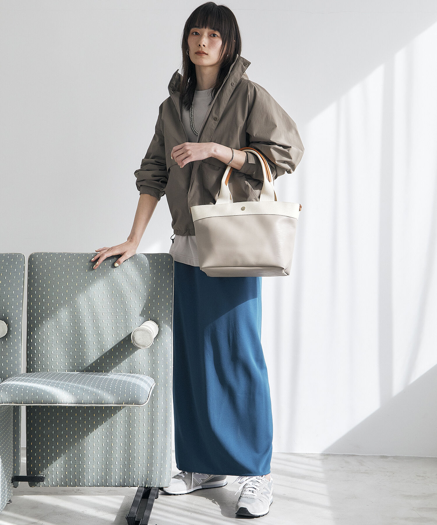 TOPKAPI BREATH「【ドラマ着用】【Breath TOPKAPI】RIPPLE リプル ロング ハンドル B5 トートバッグ 」|トートバッグ|