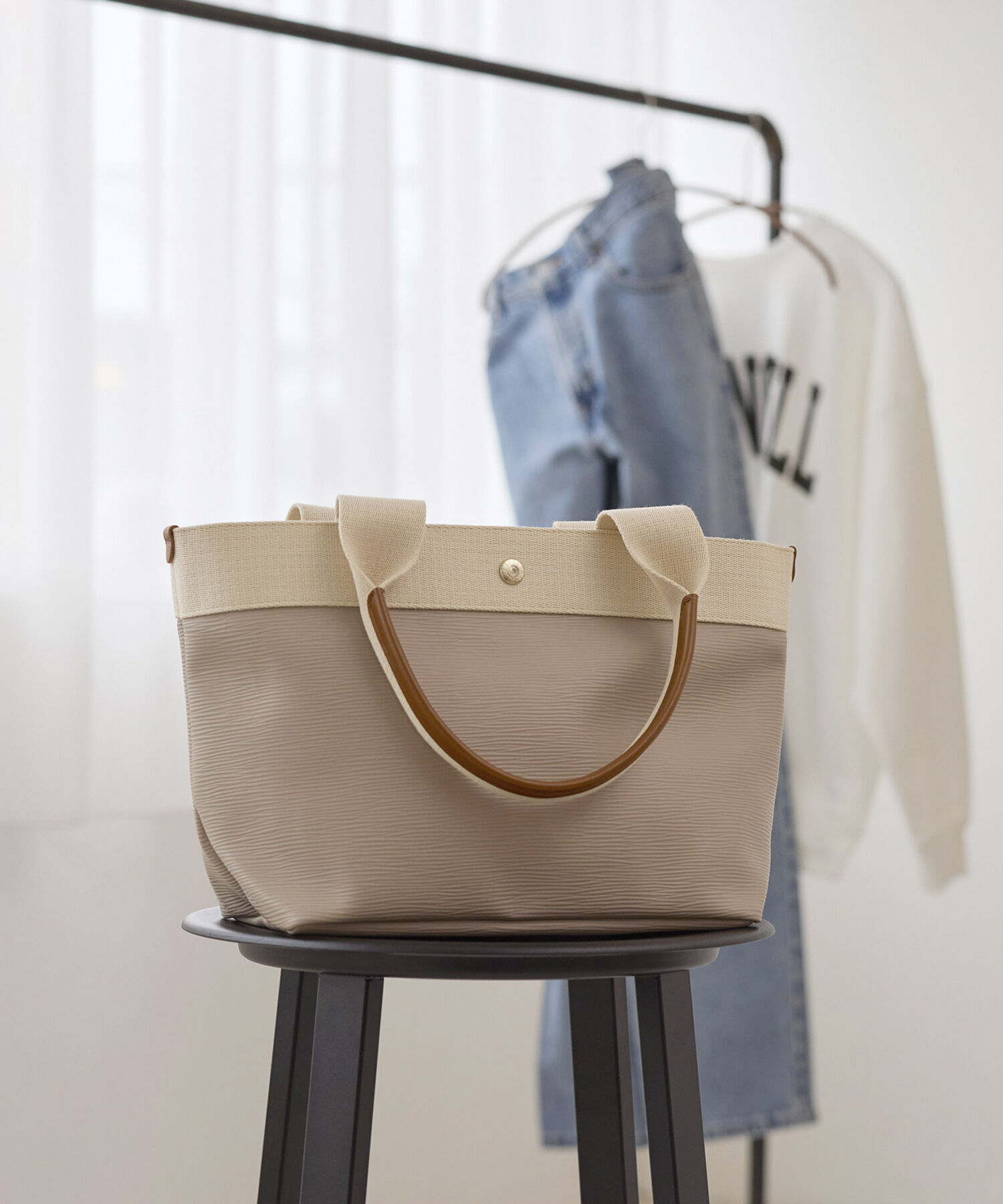 TOPKAPI BREATH「【ドラマ着用】【Breath TOPKAPI】RIPPLE リプル ロング ハンドル B5 トートバッグ 」|トートバッグ|