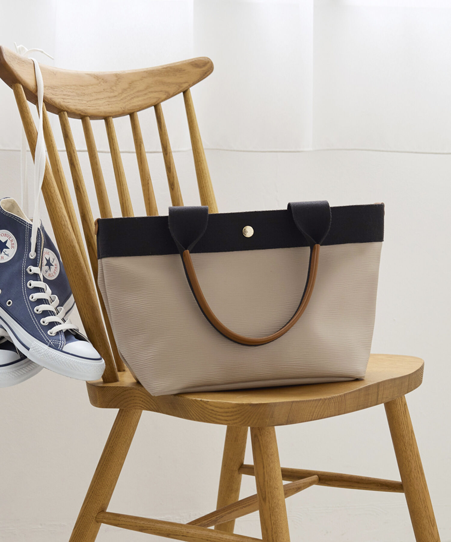 TOPKAPI BREATH「【ドラマ着用】【Breath TOPKAPI】RIPPLE リプル ロング ハンドル B5 トートバッグ 」|トートバッグ|