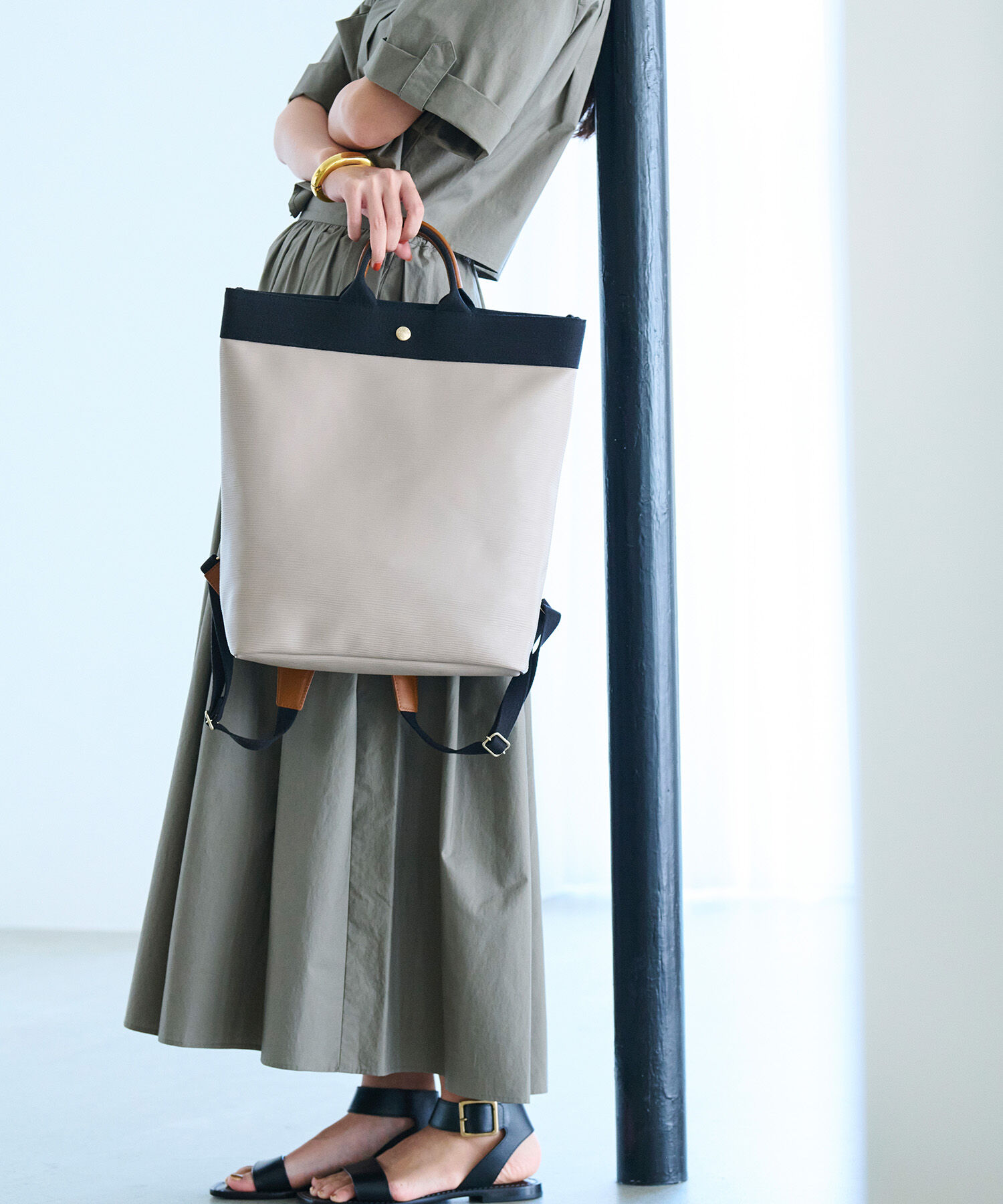 TOPKAPI BREATH「【Breath TOPKAPI】RIPPLE リプル A4 トート リュック / バックパック 撥水」|トートバッグ|