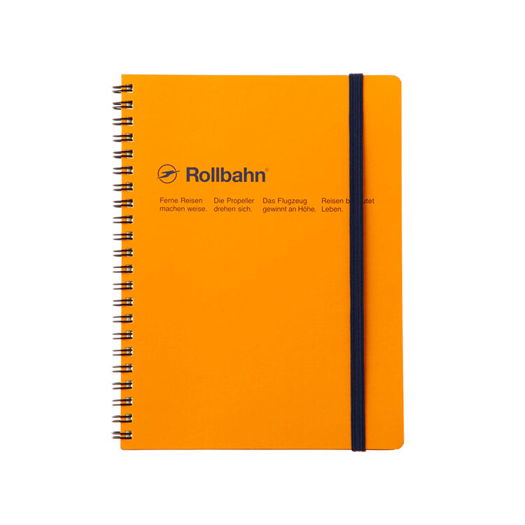 Rollbahn「ロルバーンポケット付メモA5」|ステーショナリー|イエロー