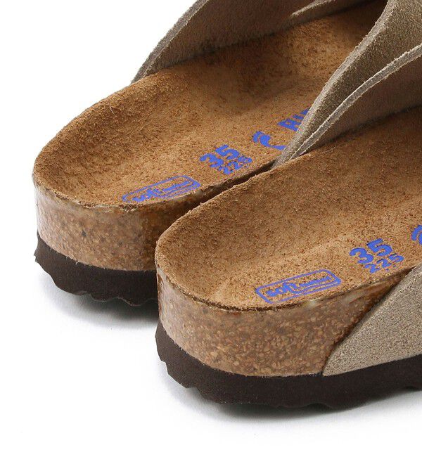 BIRKENSTOCK「【ビルケンシュトック】アリゾナ ソフトフットベッド/トープ/サンダル メンズ レディース」|サンダル|