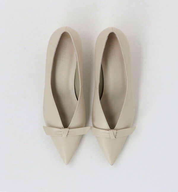 ODETTE E ODILE「ソフトVリボン パンプス40&darr;&uarr;」|パンプス|