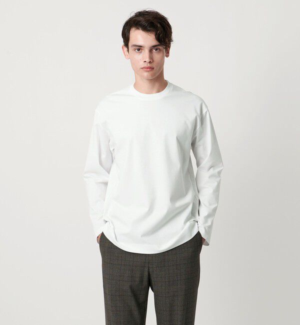 UNITED ARROWS「ポンチ ロングスリーブ Tシャツ デオドラント -抗菌防臭・接触冷感-」|Tシャツ・カットソー|