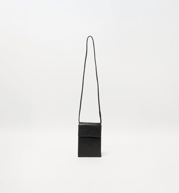 UNITED ARROWS「＜NOMADIS＞LTR FLAP ショルダーバッグ」|ショルダー・メッセンジャー|BLACK