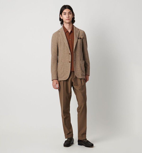 UNITED ARROWS「ウール ハイゲージ ニットポロシャツ」|ポロシャツ|