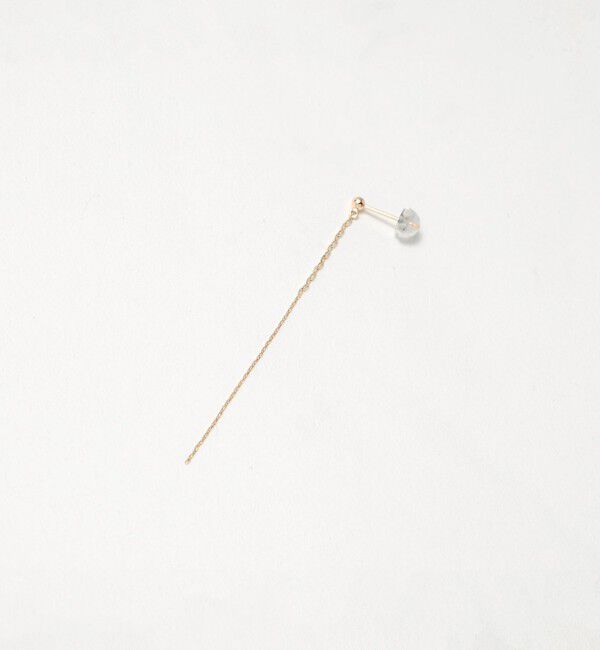 UNITED ARROWS「＜les bonbon＞K10 CMB チェーン ピアス」|ピアス|