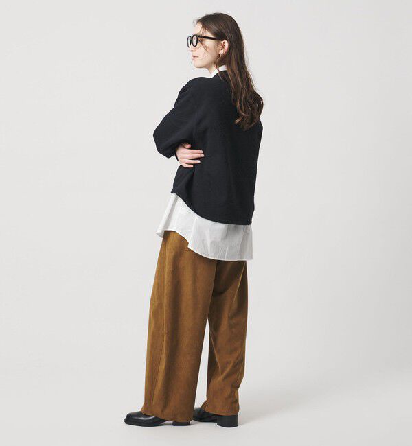 UNITED ARROWS「リーヴズ ジャガード スウェット」|スウェット・ジャージ|