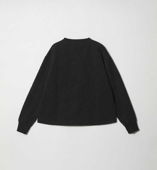 UNITED ARROWS「リーヴズ ジャガード スウェット」|スウェット・ジャージ|