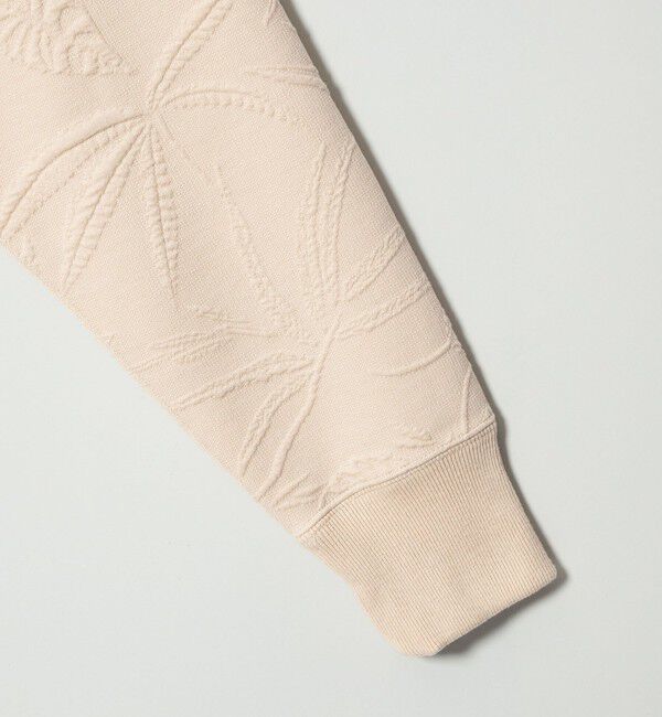 UNITED ARROWS「リーヴズ ジャガード スウェット」|スウェット・ジャージ|