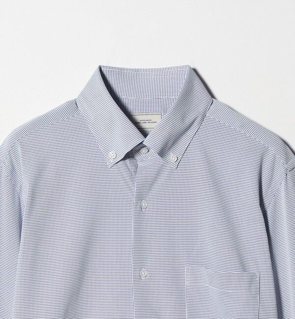 UNITED ARROWS green label relaxing「ドット ジャージー ボタンダウン ドレスシャツ -ストレッチ・イージーアイロン・吸水速乾・抗菌-」|シャツ・ブラウス|