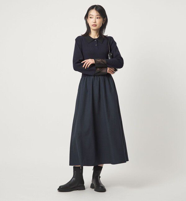 UNITED ARROWS green label relaxing「ポロニット ドッキング ワンピース」|ワンピース|