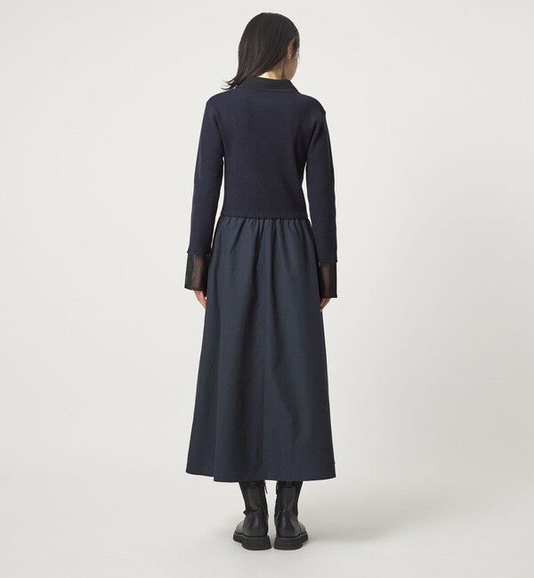 UNITED ARROWS green label relaxing「ポロニット ドッキング ワンピース」|ワンピース|