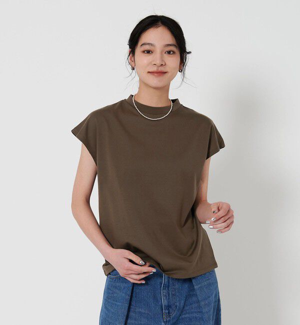 BEAUTY&YOUTH UNITED ARROWS「クルーネック フレンチスリーブ カットソー」|Tシャツ・カットソー|OLIVE