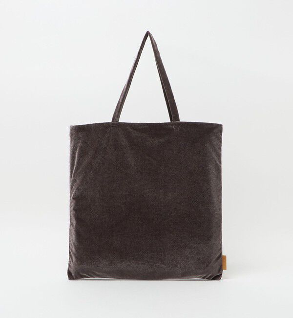 STEVEN ALAN「＜Steven Alan＞ベロア トートバッグ ラージ」|トートバッグ|DK.GRAY