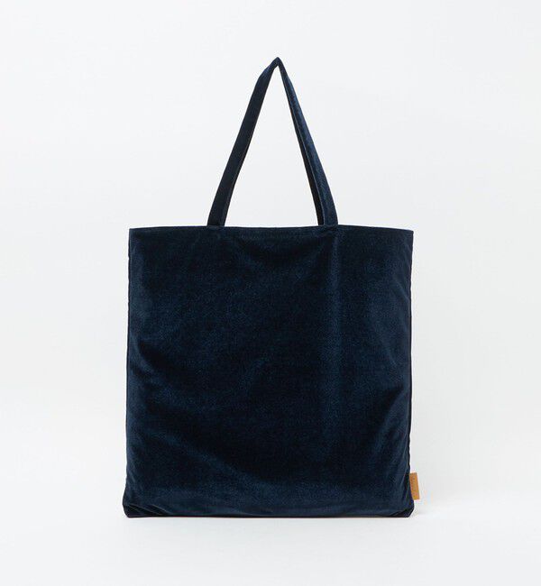 STEVEN ALAN「＜Steven Alan＞ベロア トートバッグ ラージ」|トートバッグ|NAVY