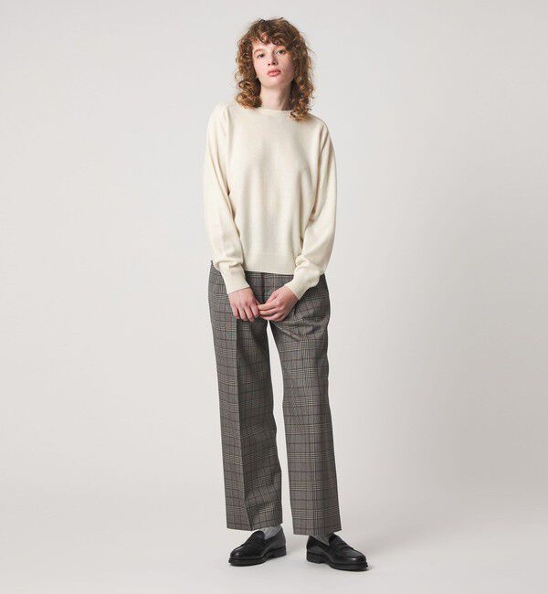 STEVEN ALAN「＜Steven Alan＞ウール カシミヤ サドルショルダー ニット」|ニット・セーター|