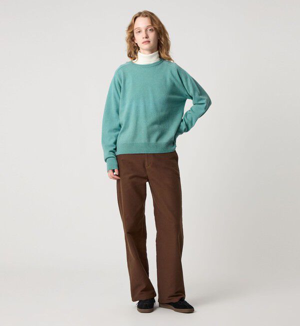 STEVEN ALAN「＜Steven Alan＞ウール カシミヤ サドルショルダー ニット」|ニット・セーター|