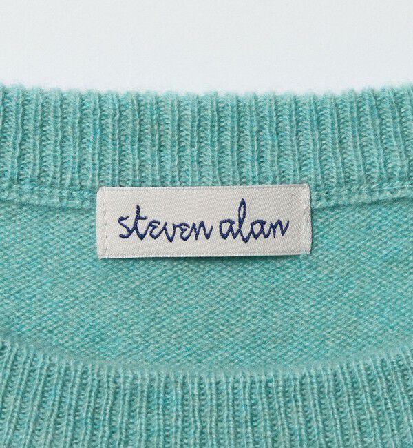 STEVEN ALAN「＜Steven Alan＞ウール カシミヤ サドルショルダー ニット」|ニット・セーター|