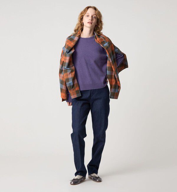 STEVEN ALAN「＜Steven Alan＞ウール カシミヤ サドルショルダー ニット」|ニット・セーター|