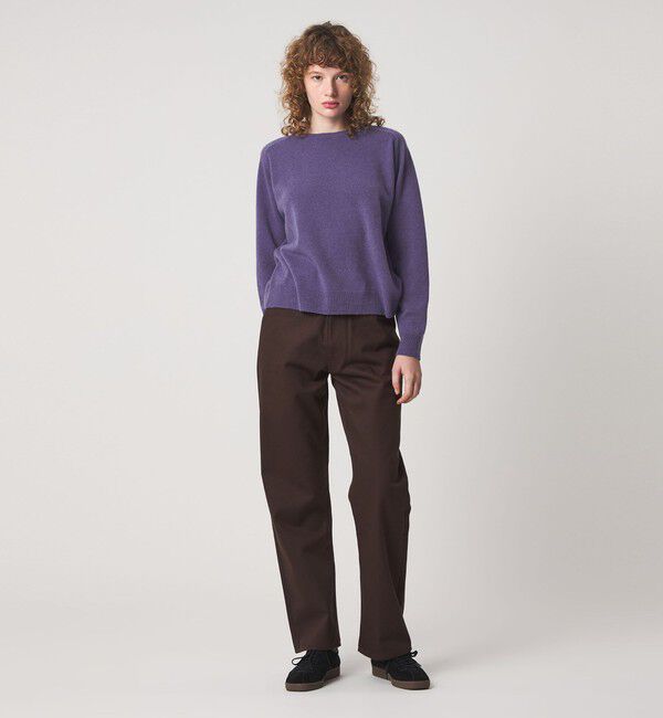 STEVEN ALAN「＜Steven Alan＞ウール カシミヤ サドルショルダー ニット」|ニット・セーター|