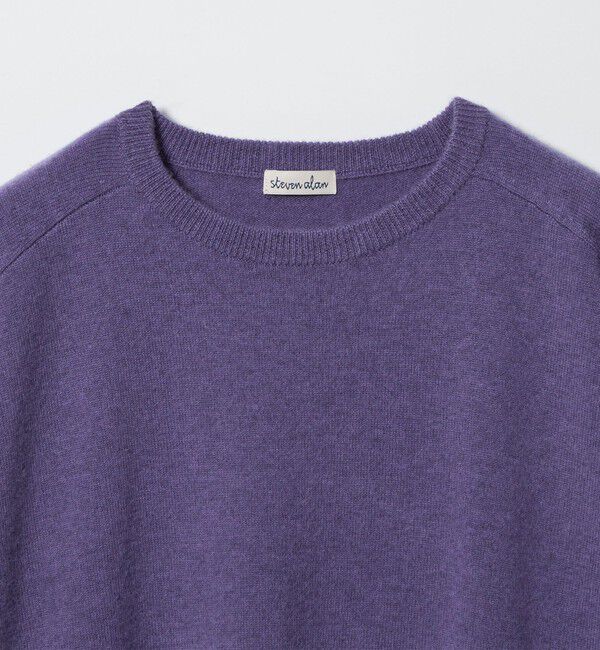 STEVEN ALAN「＜Steven Alan＞ウール カシミヤ サドルショルダー ニット」|ニット・セーター|