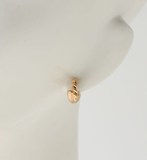 BEAUTY&YOUTH UNITED ARROWS「ロープ&times;パイプ フープピアス」|ピアス|