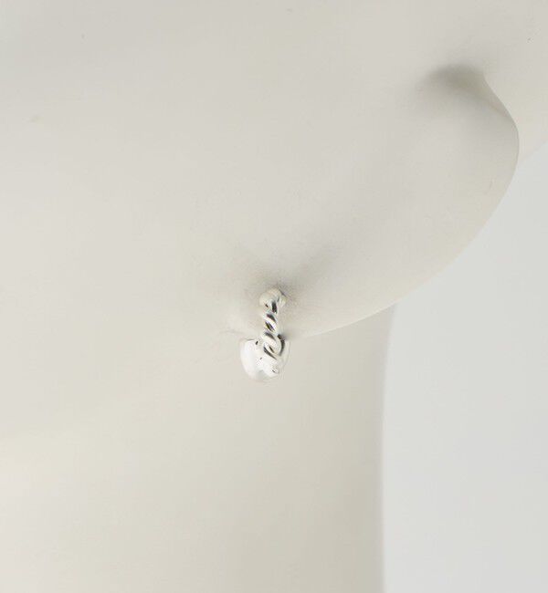 BEAUTY&YOUTH UNITED ARROWS「ロープ&times;パイプ フープピアス」|ピアス|