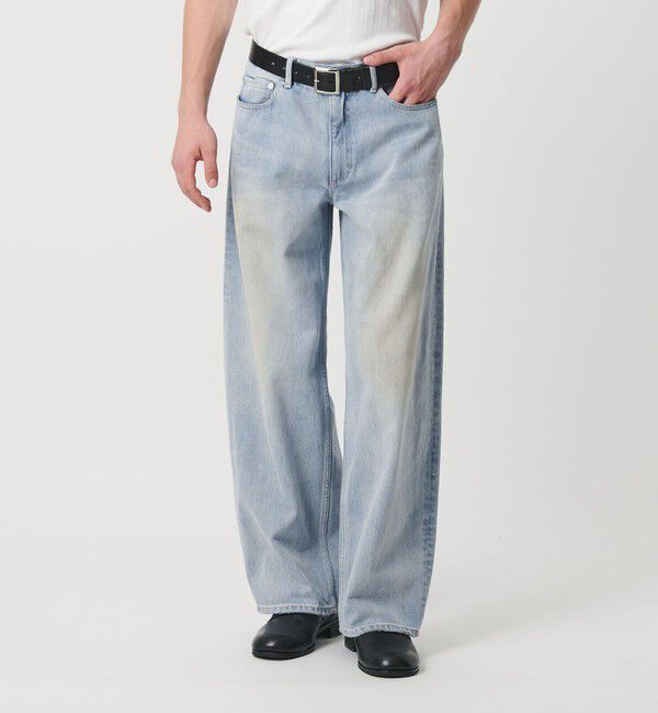 MONKEY TIME「デニム ローライズ バギー パンツ」|チノ|