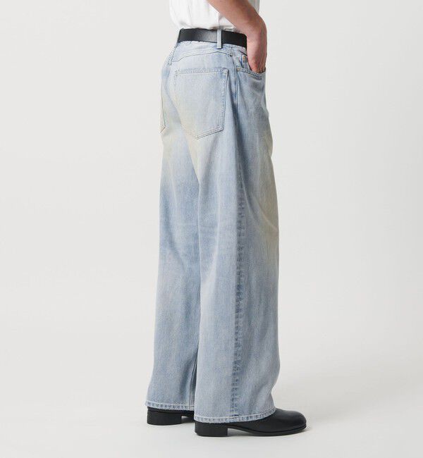 MONKEY TIME「デニム ローライズ バギー パンツ」|チノ|