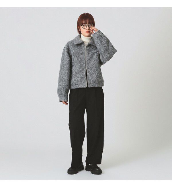 Ray BEAMS 「1タック ストレート パンツ」|スラックス|