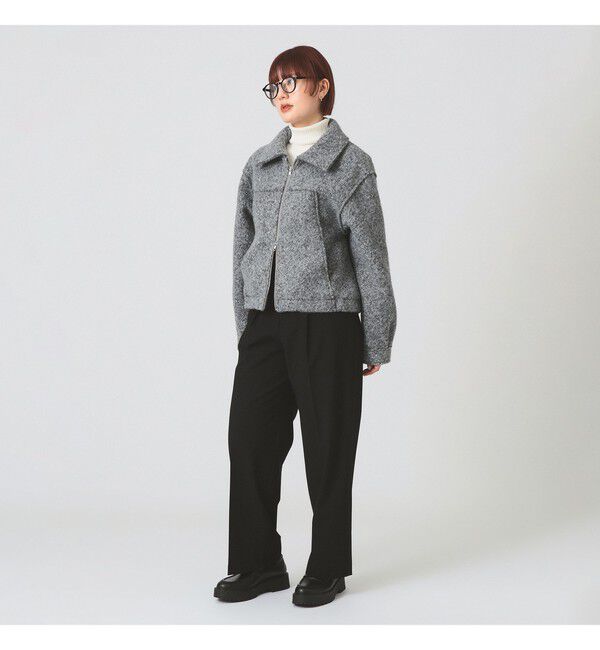 Ray BEAMS 「1タック ストレート パンツ」|スラックス|