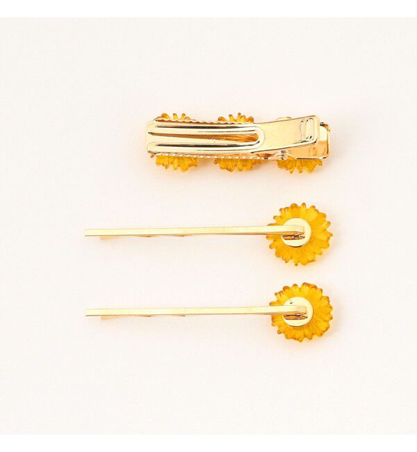 BEAMSBOY「レトロ フラワー ヘアピン 3セット」|その他|
