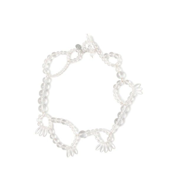 Ray BEAMS 「RACKETS / LINMPID ORB NECKLACE」|ネックレス|CLEAR