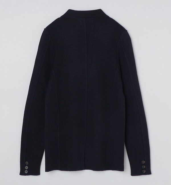 SHIPS「ALAN PAINE:メリノウール 7ゲージ ラペル ジャケット」|ニット・セーター|