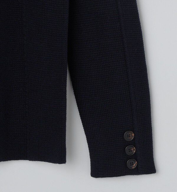 SHIPS「ALAN PAINE:メリノウール 7ゲージ ラペル ジャケット」|ニット・セーター|